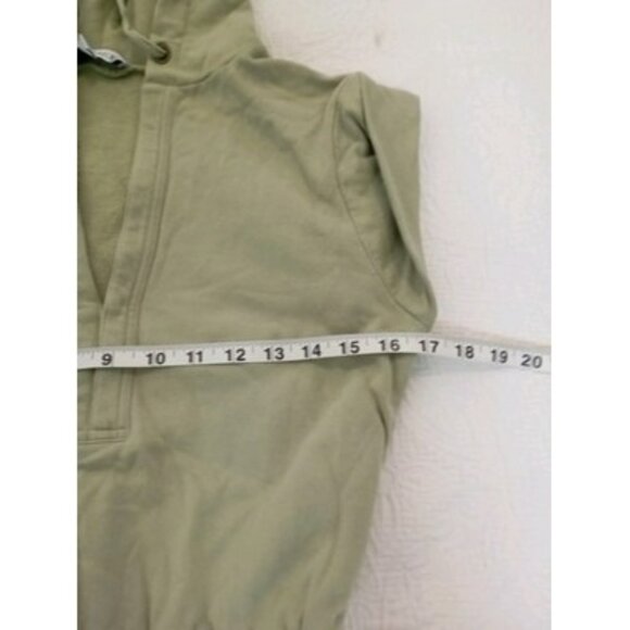 Intermix Hooded Romper Size P Green  With Drawstring Waist & Short Sleeves - Picture 13 of 13